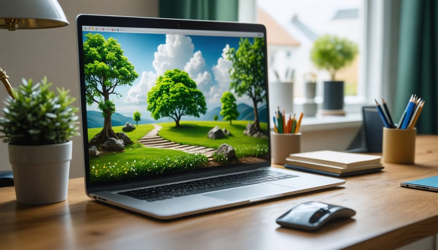 Person using laptop and smartphone to research car loan options online